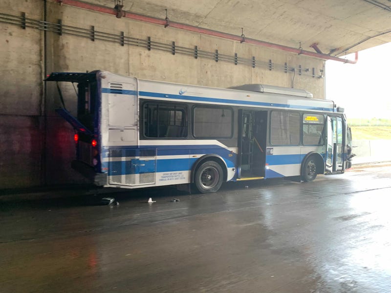 Travelers coming to and from Detroit Metro Airport are at a standstill after a bus crash snarled traffic Friday evening.