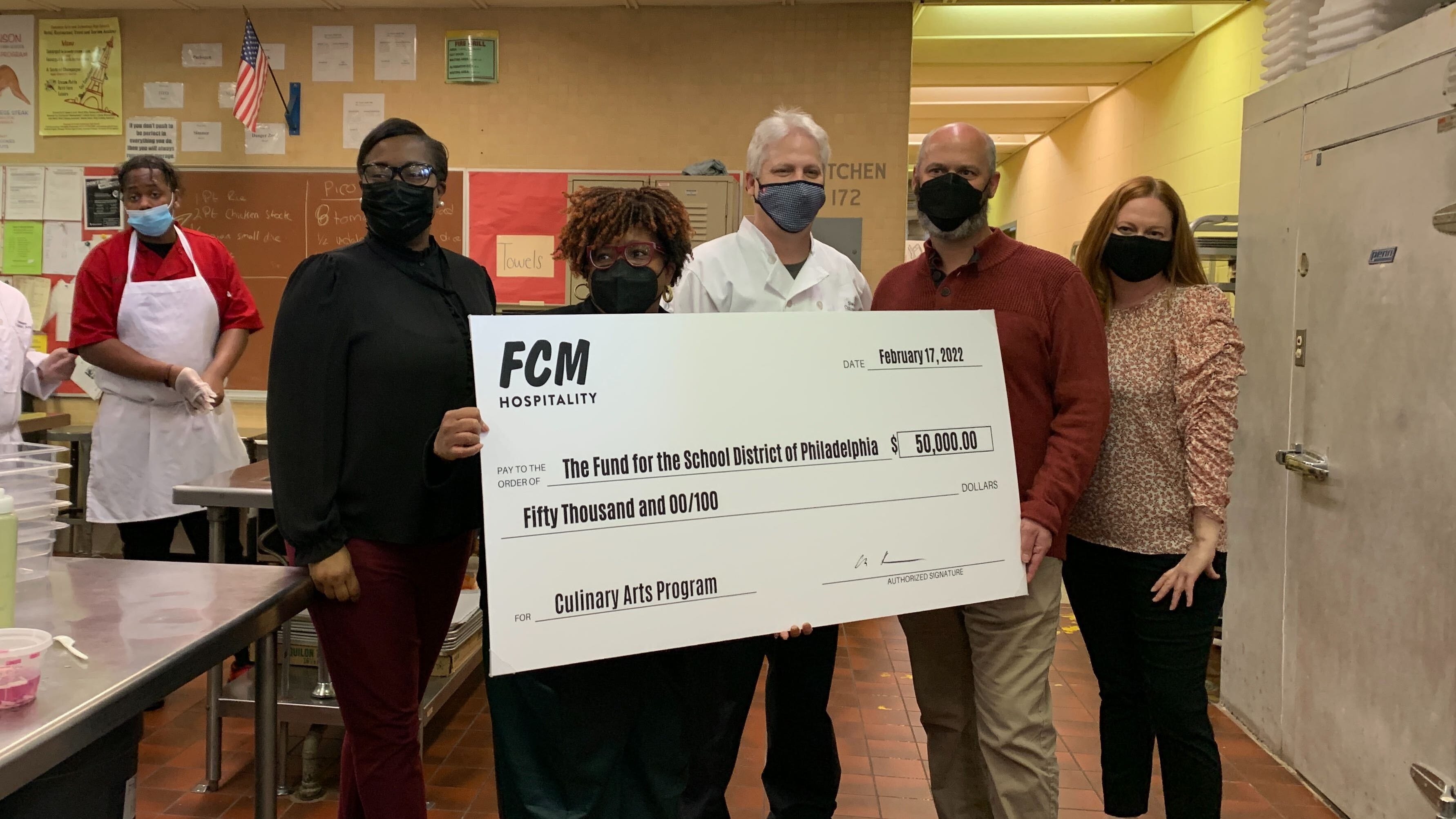 FCM Hospitality donation keeps Philly schools’ culinary programs going