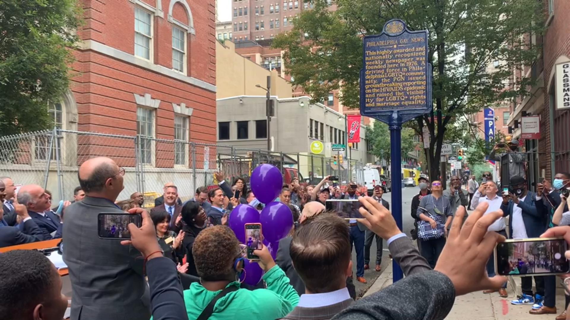 Philadelphia Gay News receives historic landmark for pioneering journalism