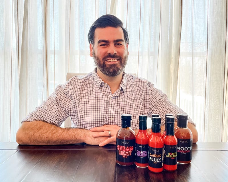 John Alff, owner of Vesta BBQ and Catering, started releasing a line of barbecue sauces after the pandemic paused in-person events.
