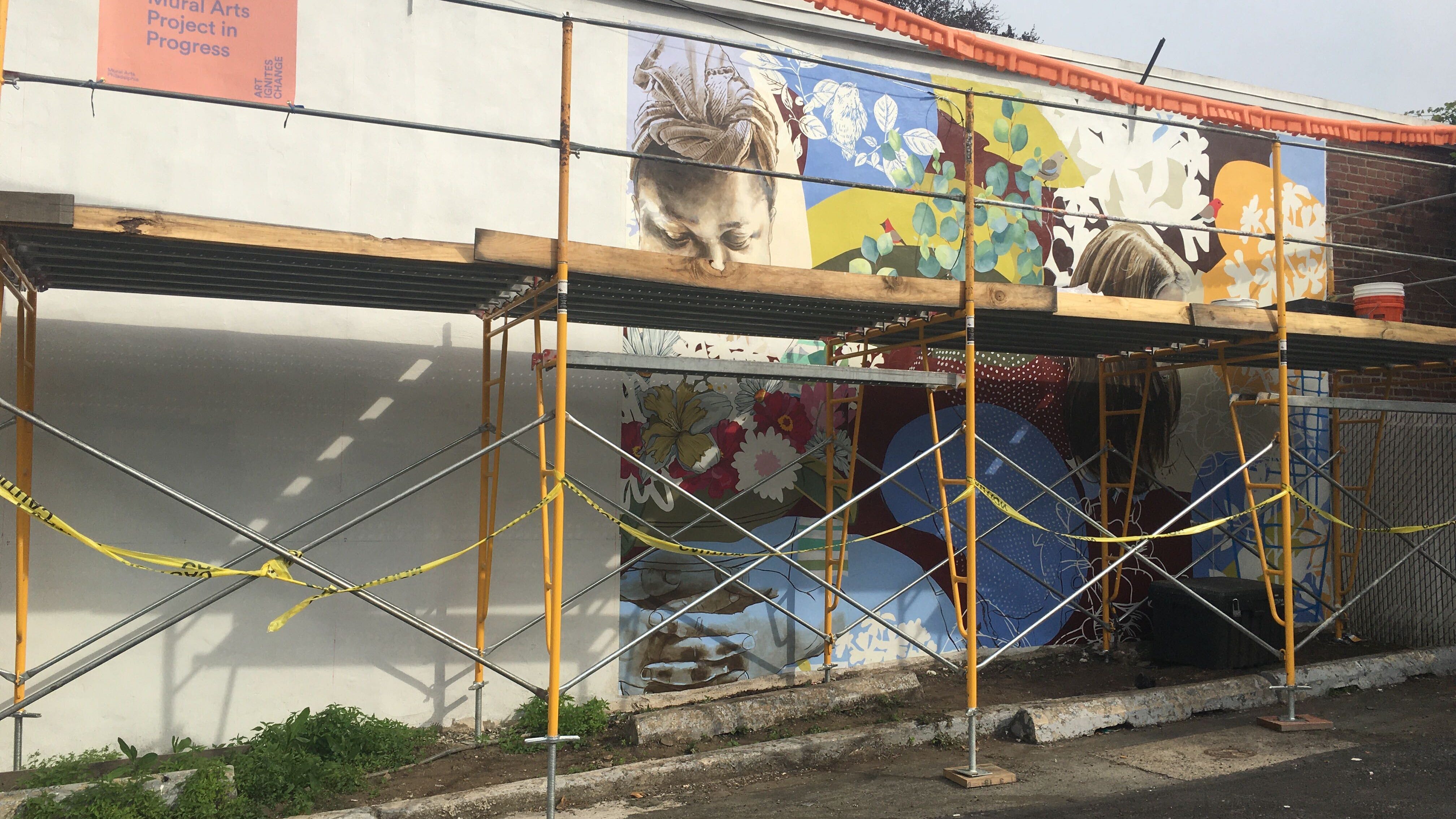 'Community Paint Day' brings volunteers together to create new Germantown mural