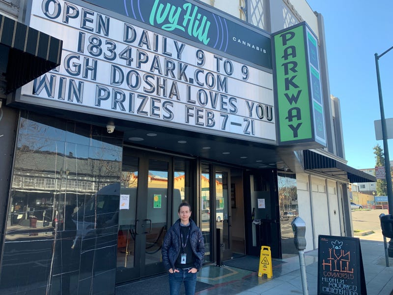 General Manager Hilary O'Brien standing in front of Ivy Hill.