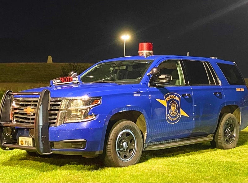 One woman is dead after troopers say she crashed her motorcycle and hit a median wall on I-96 in Detroit Wednesday evening.