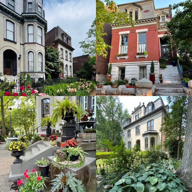 Beautiful homes and gardens in Lafayette Square