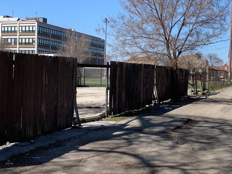 The approximate location where Chicago police killed 13-year-old Adam Toledo, in an alley way near 24th and Sawyer.