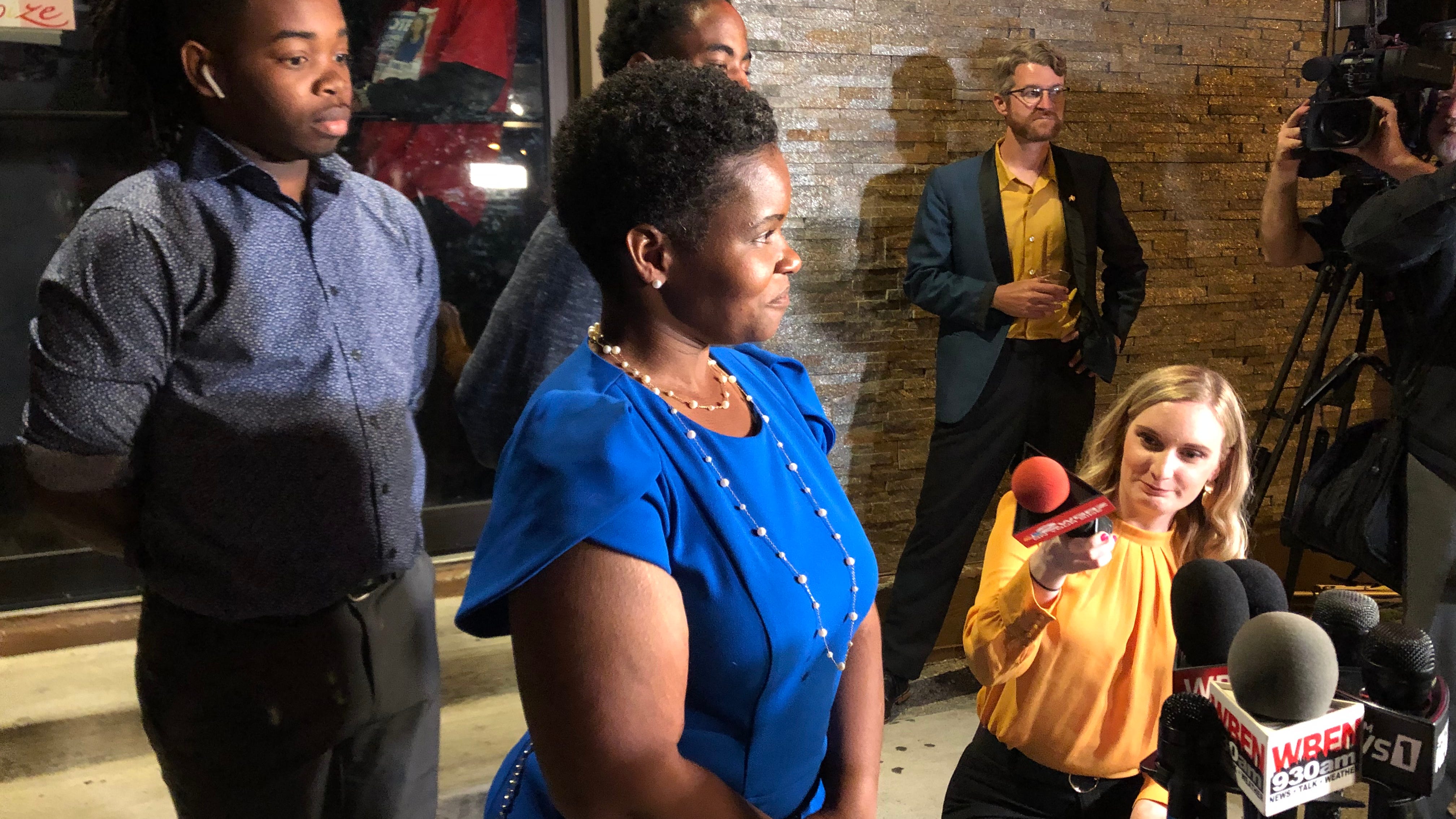 A stunner as India Walton declares victory in mayoral primary race
