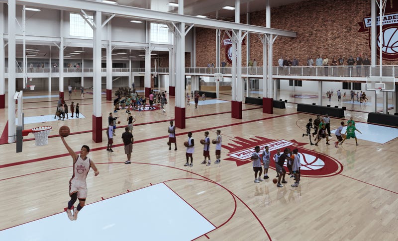 An artist's rendering of the Alan Horwitz Sixth Man Center.