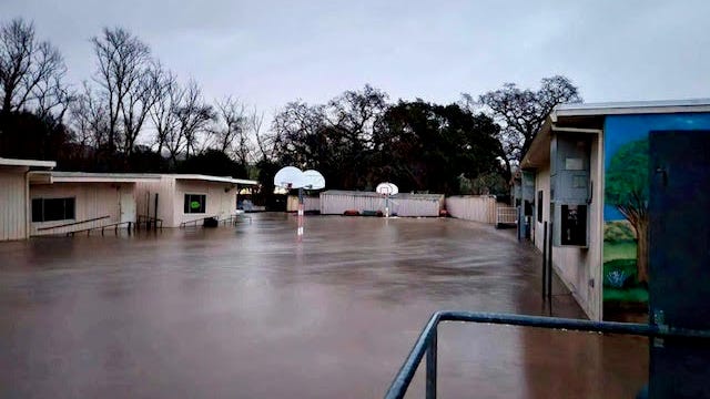 Sunol Glen students return to class after storm damages much of the school
