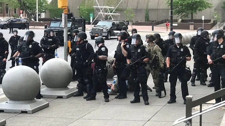 75-Year-Old Protester Seriously Injured in Pushing Incident With Buffalo Police