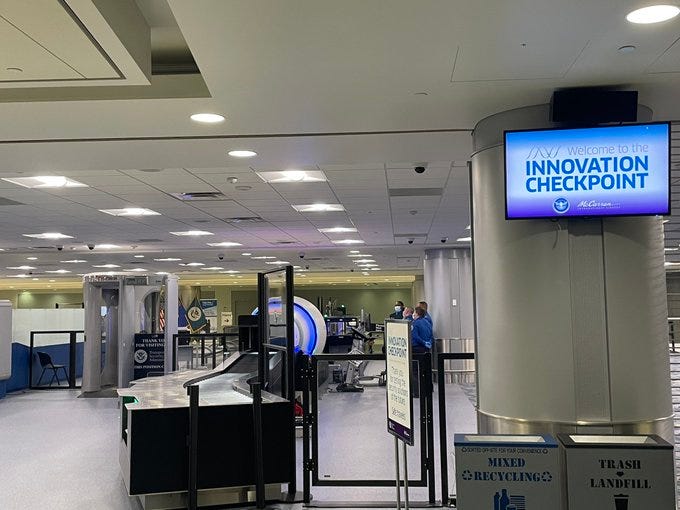 The Innovation Checkpoint debuts at McCarran International Airport on June 7th, 2021