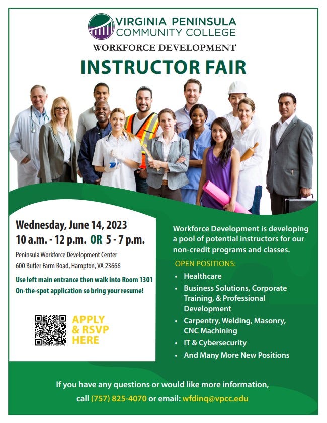 VPCC Instructor Fair