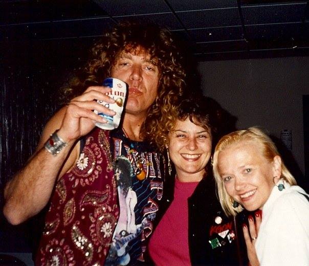 Iris, Inessa and Robert Plant