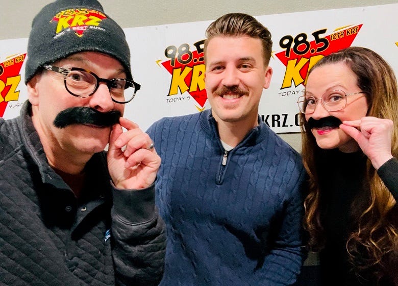Rocky & Lissa with WNEP's Jack Culkin 