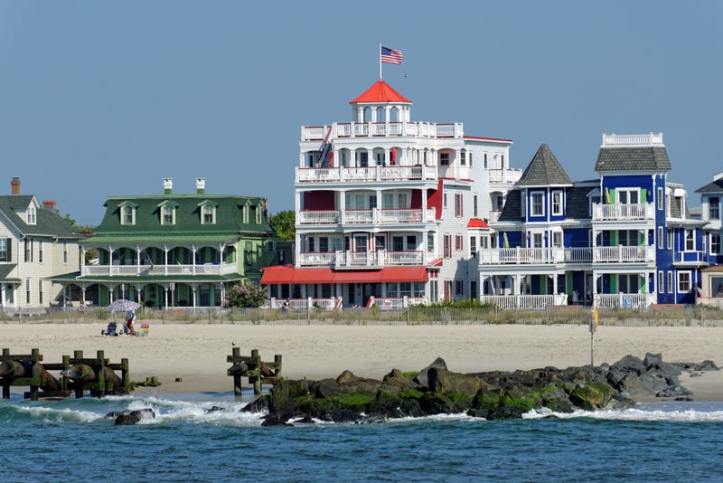 Beachfront houses in Cape May, New Jersey