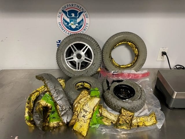 wheelchair smuggling cocaine at JFK