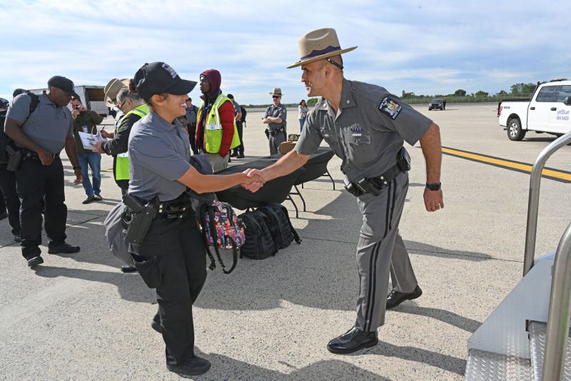 Troopers Going to Puerto Rico