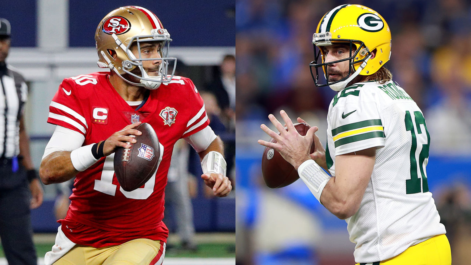 Pro Football Focus analyzes Jimmy Garoppolo vs. Aaron Rodgers