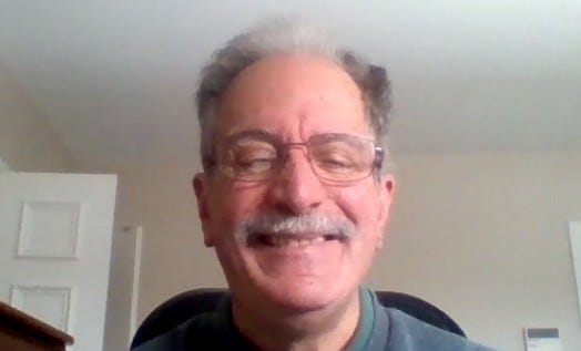 Sportswriter Joe Juliano, speaking via Zoom.