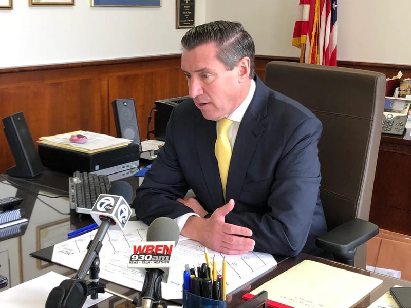 Erie County District Attorney John Flynn on the aftermath of a massive fight outside McKinley High School on October 4, 2022