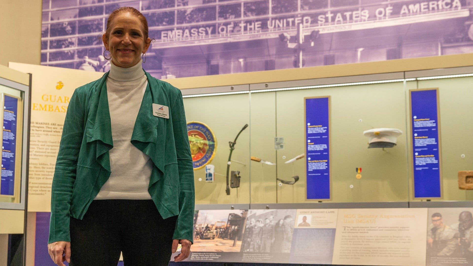 Marine veteran works to preserve history she helped to create