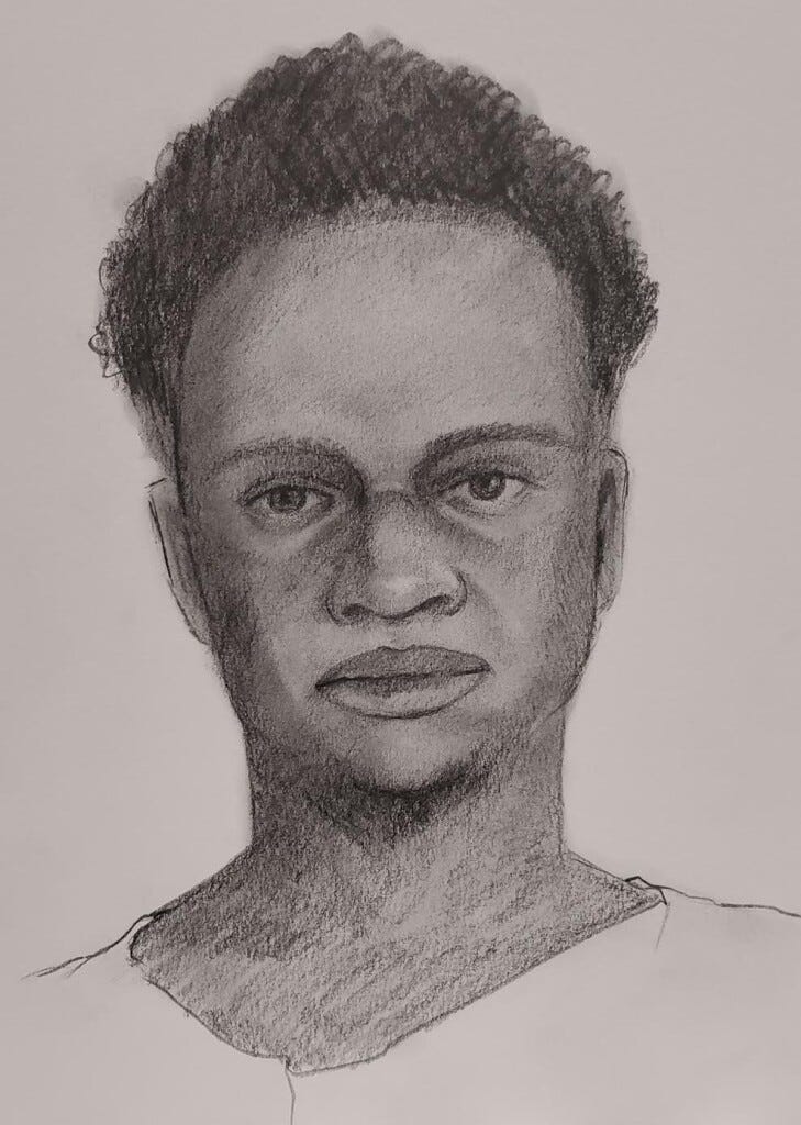 Police release sketch of person of interest wanted in fatal shooting of 2-year-old girl in Hammond
