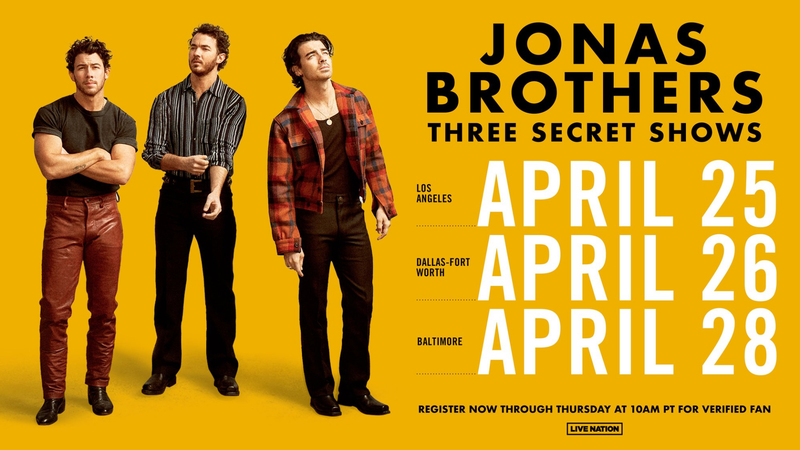 Jonas Brothers tour art