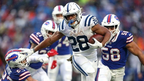 The Bills, just like the rest of the NFL, had no answer for Jonathan Taylor