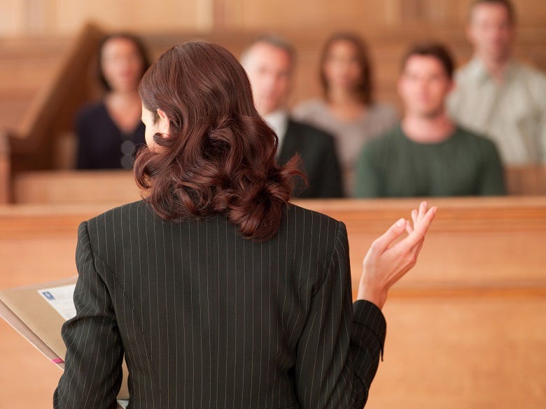 courtroom scene