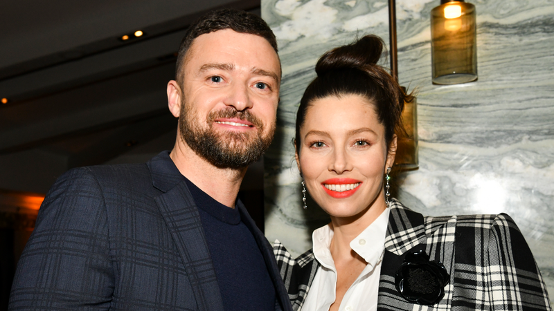 Justin Timberlake and Jessica Biel 