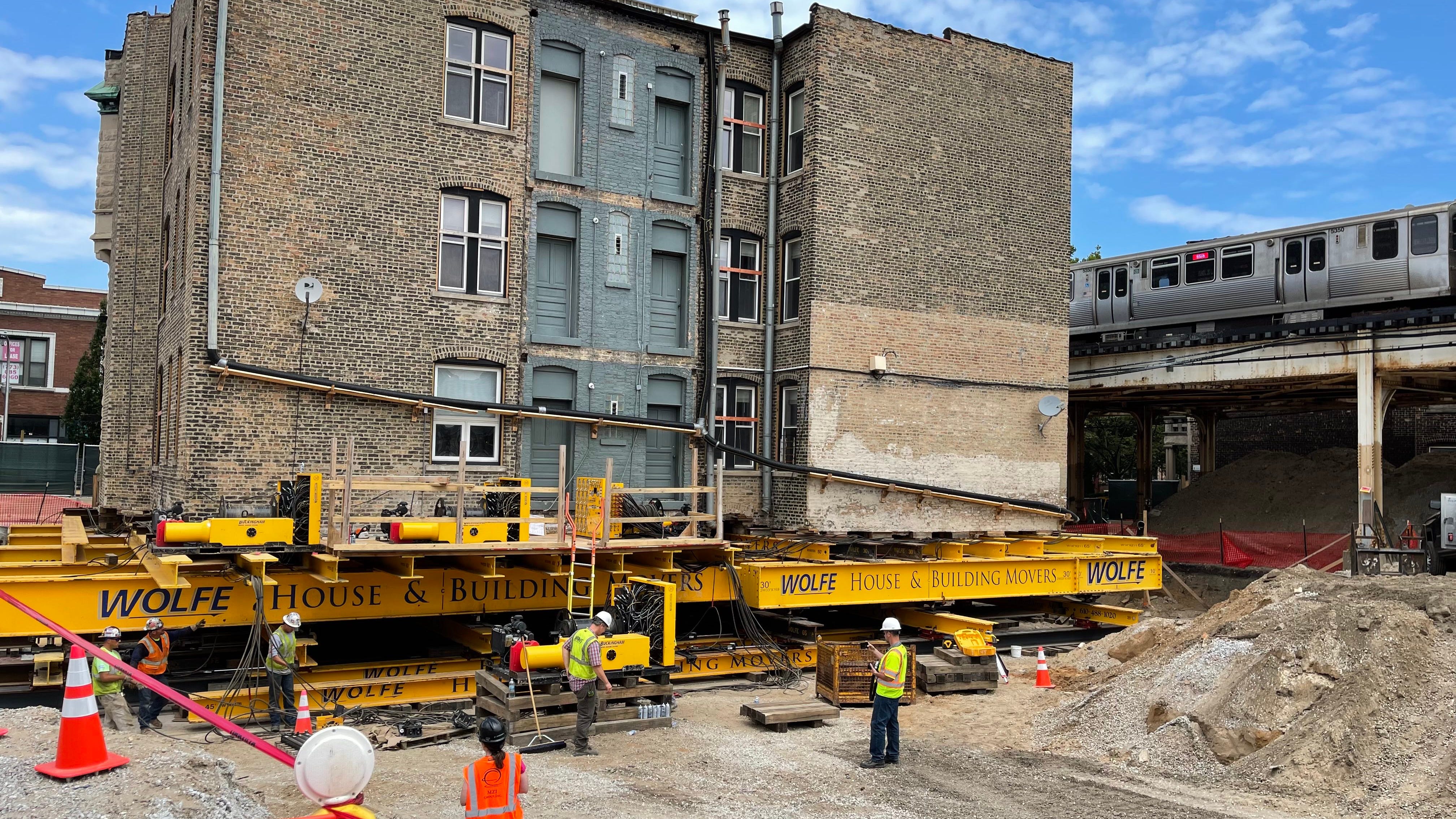 CTA begins moving – yes, moving – an 1890s building in Wrigleyville
