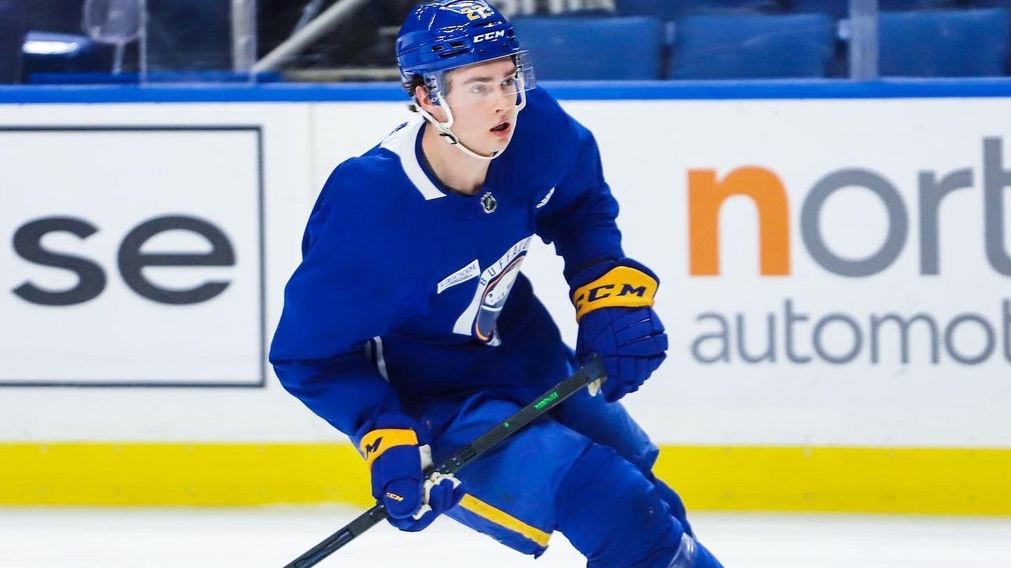 Jack Quinn to play first NHL game on Tuesday