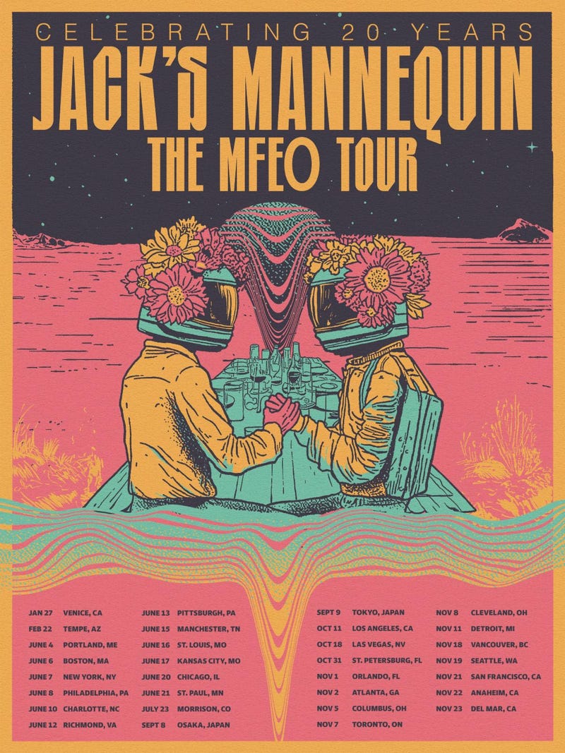 Jack;s Mannequin 2025 'MFEO' Tour Dates