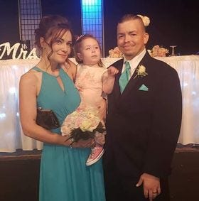 Jacob Montanez with his family