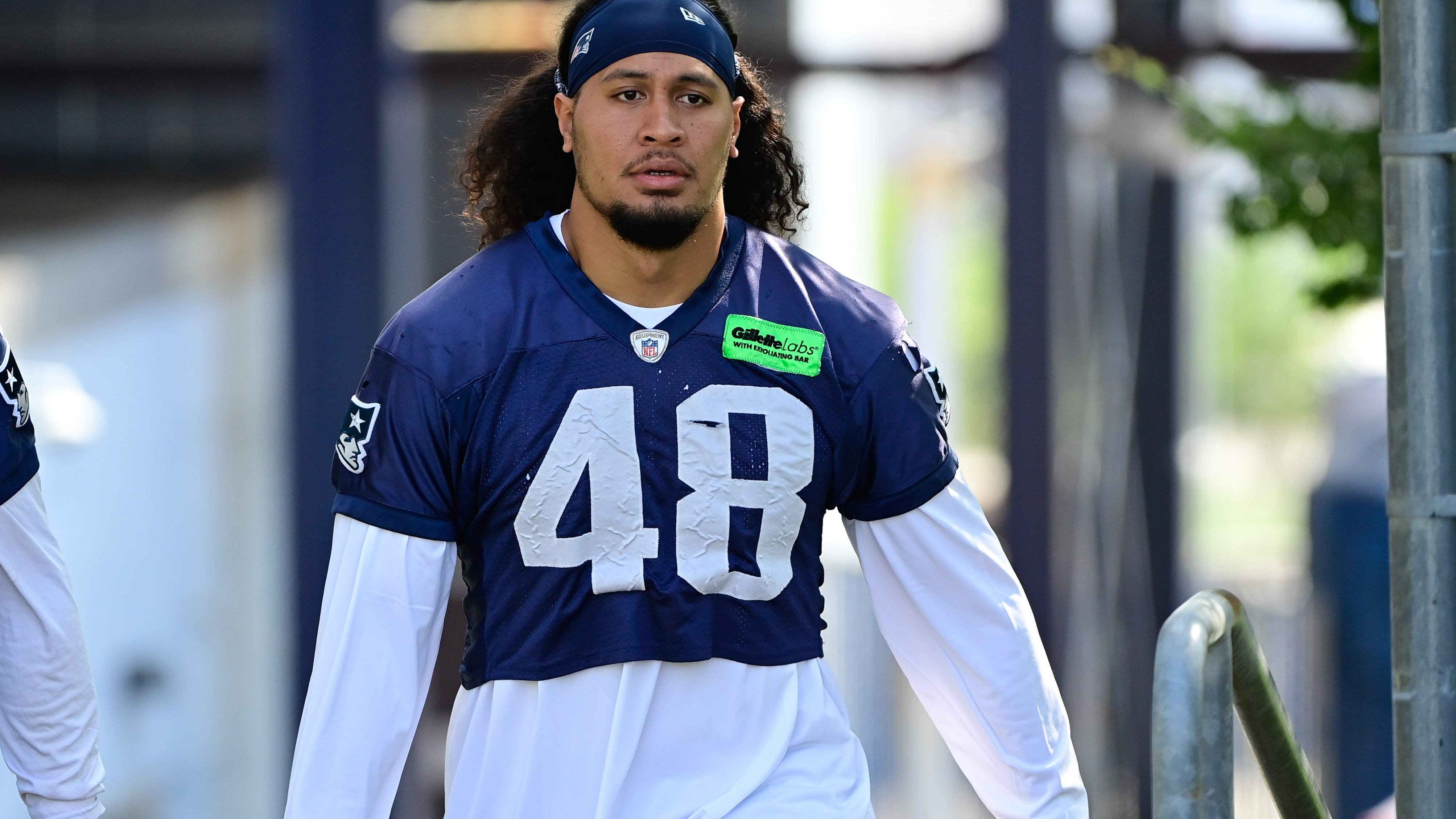 It’s hammer time for versatile Patriots linebacker Jahlani Tavai