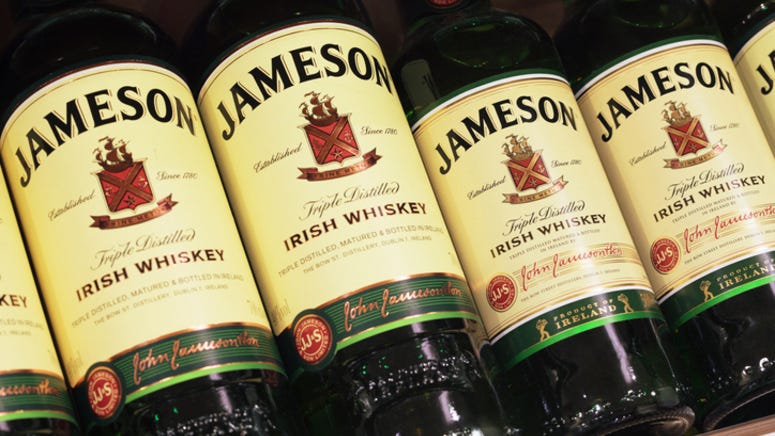 Jameson debuts new whiskey bottle table-top tree