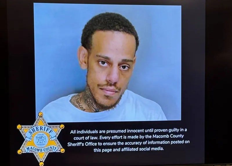 Jasan Martin, a suspect in the shooting of Macomb County businessman