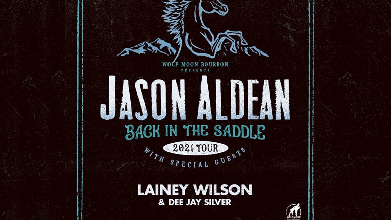 Listen for a Chance to Win Tickets to See Jason Aldean: Back in the Saddle 2021 Tour