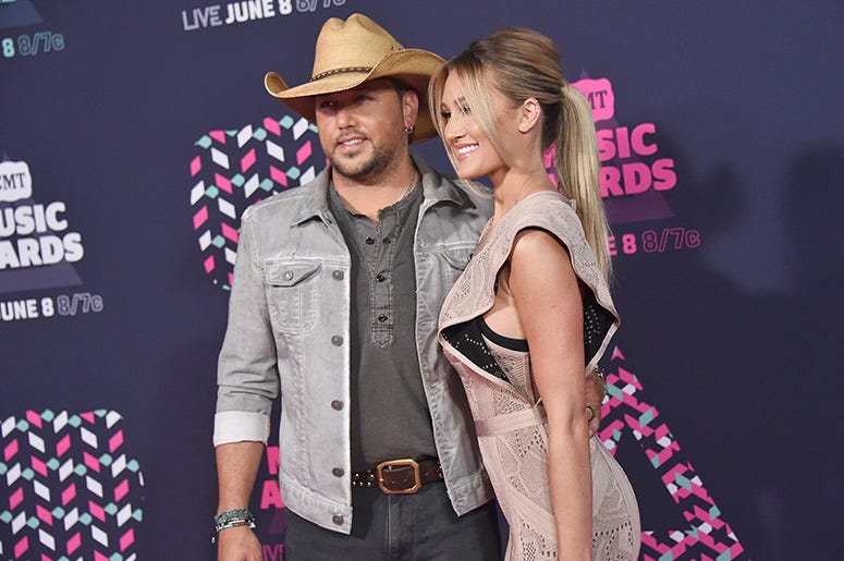 Jason Aldean and Brittany Aldean