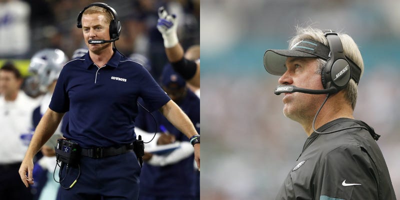 Jason Garrett and Doug Pederson's teams have underachieved in 2019. 