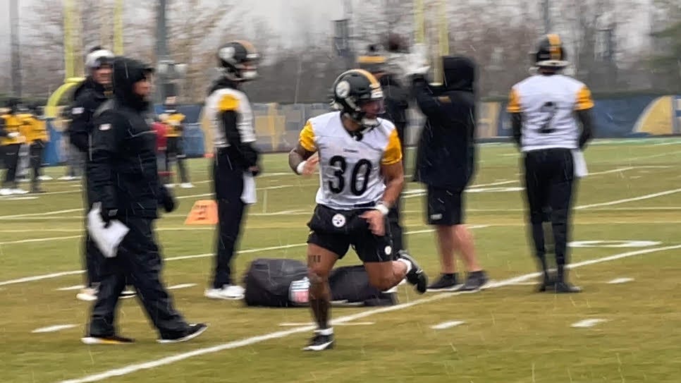 Snowy Wednesday practice report