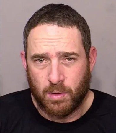 Booking photo of kidnapping suspect Jeffrey Hair