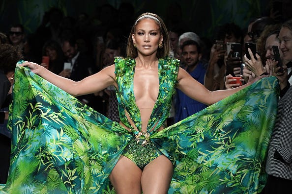 Jennifer Lopez at the 2000 GRAMMYs