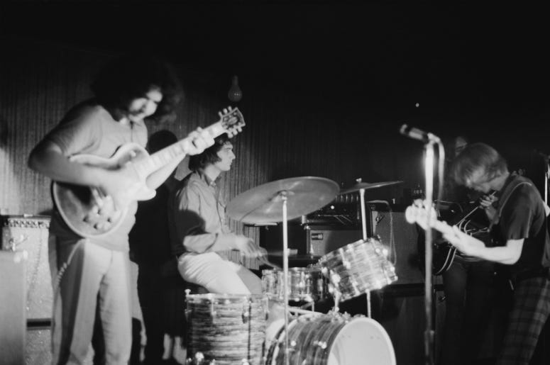 The Grateful Dead in concert, circa 1970