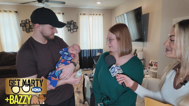 Jesse, Olivia, and baby Maverick Broniszewski.