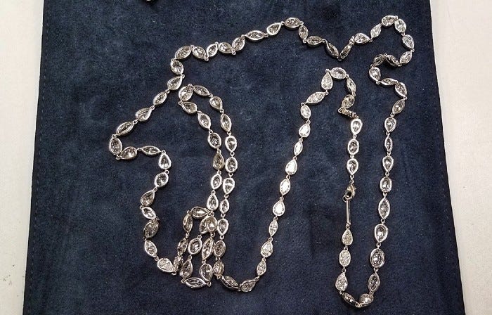 Jewelry seized at the border