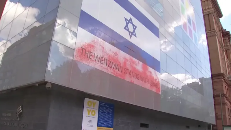 Philly Jewish museum vandalized with red spray paint