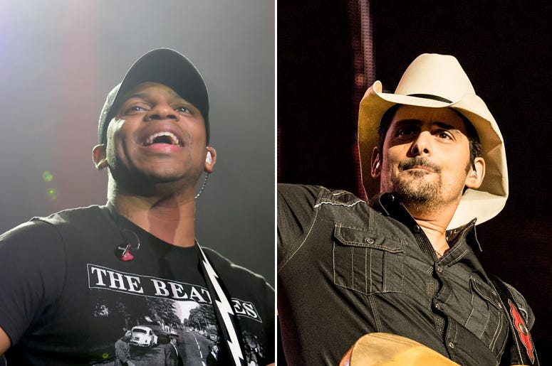 Jimmie Allen and Brad Paisley