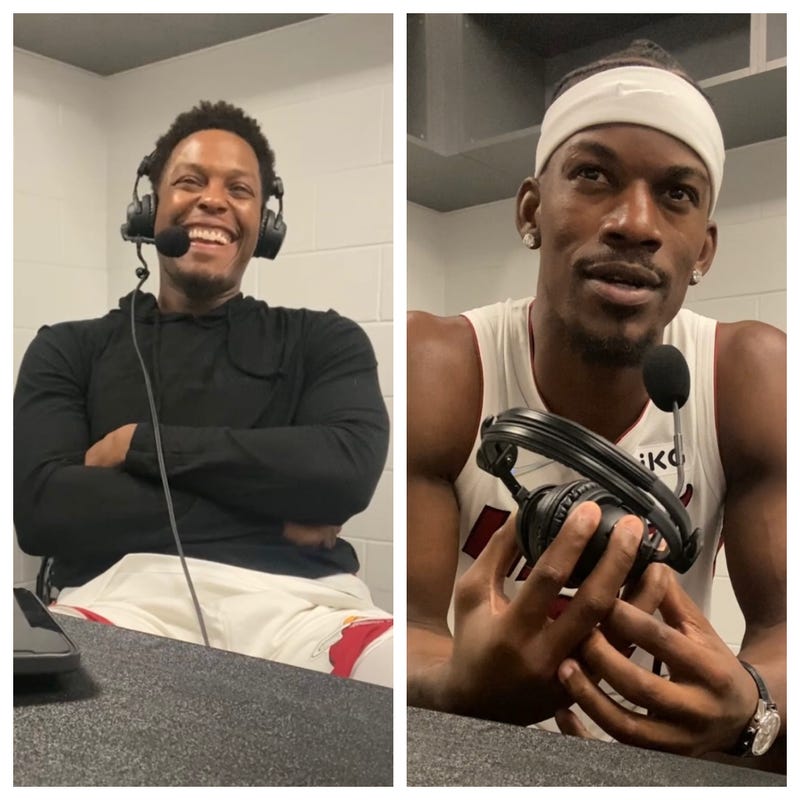 Kyle Lowry and Jimmy Butler