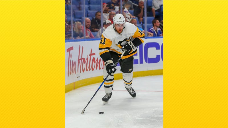 Pittsburgh Penguins right wing Jimmy Hayes (11) during a preseason game against the Buffalo Sabres