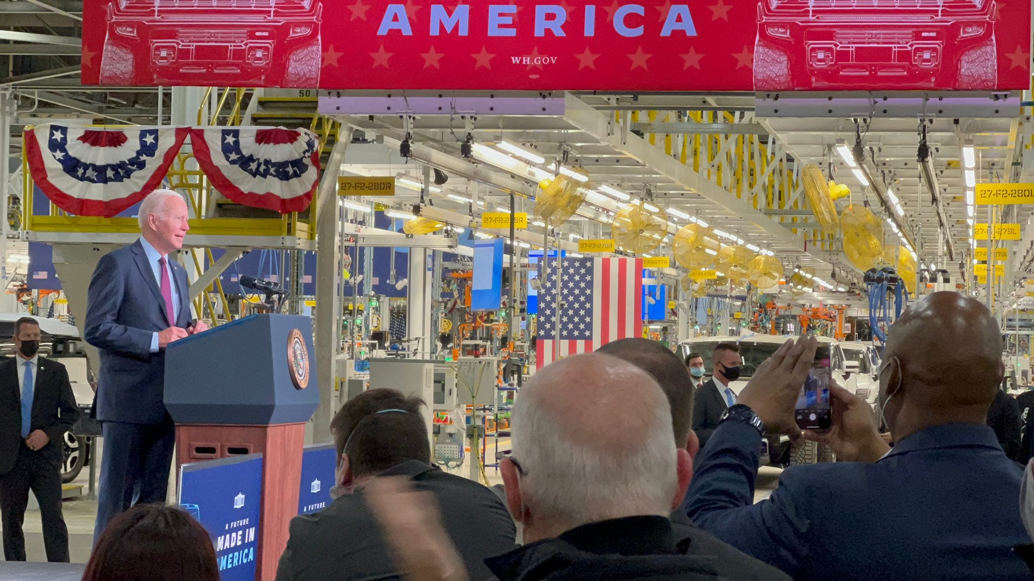 'Sorry, Mary': Biden says corporations 'ain't paying enough' in taxes during speech at GM plant